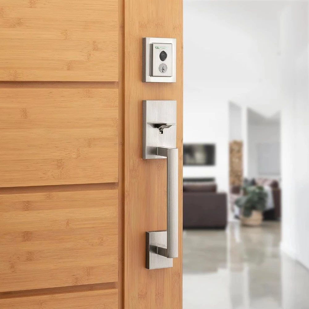 Smart Lock - Fingerprint, Keyless, Auto Lock, Satin Nickel