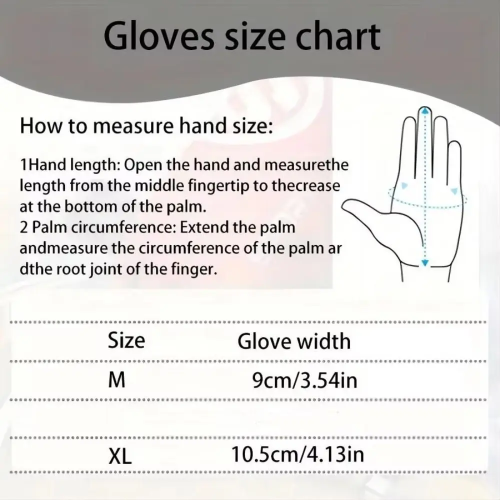 Motorcycle Gloves Anti-slip Cycling Gloves Full Finger Touch Screen Sports Gloves Breathable Windproof Bicycle Mittens Unisex