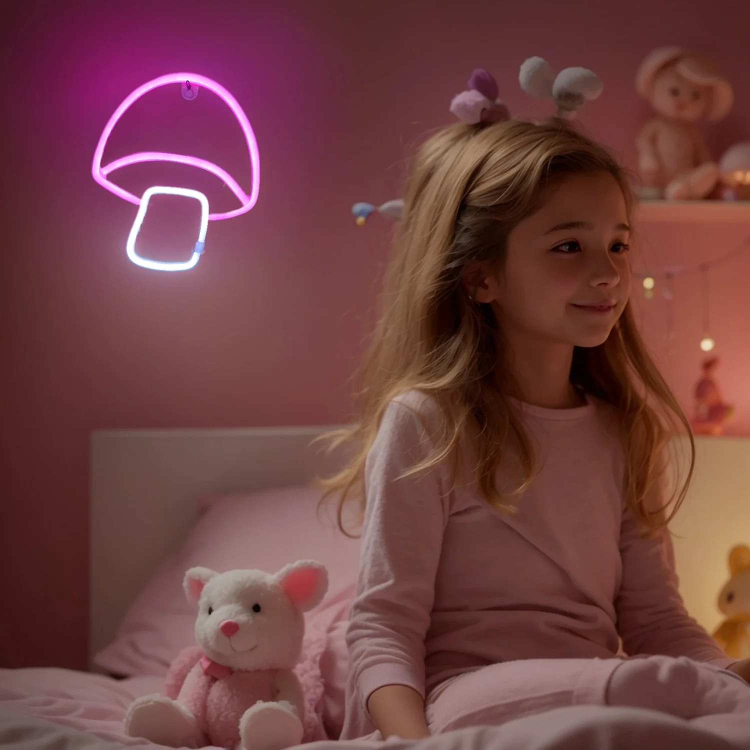 Светодиодная неоновая вывеска на Хэллоуин, украшение для вечеринки, атмосфера ужасов, фирменный неоновый кулон, ночник для комнаты, питание от USB или батареи (батарея в комплект не входит)