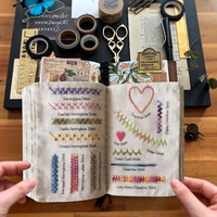 DIY Stitch Book Embroidery Sewing Book Kits Elevate Your Sewing Skills Embroidery Book Mini Sewing Book for Adults Beginners