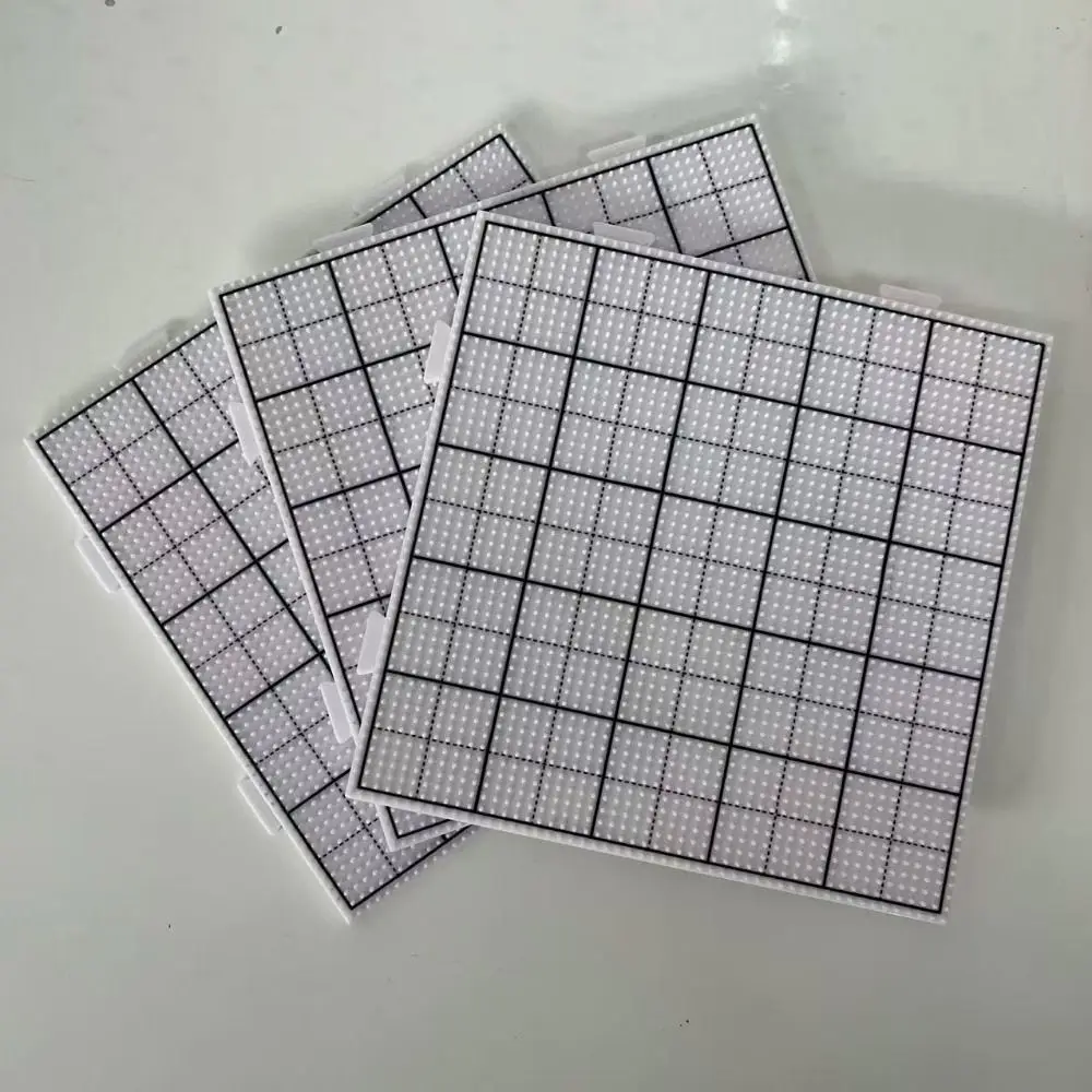 2 peças 2.6mm contas de fusível pegboards com linha preta 52 unhas contas de fusão pegboards engrossar durável placas de contas de fusível artesanato