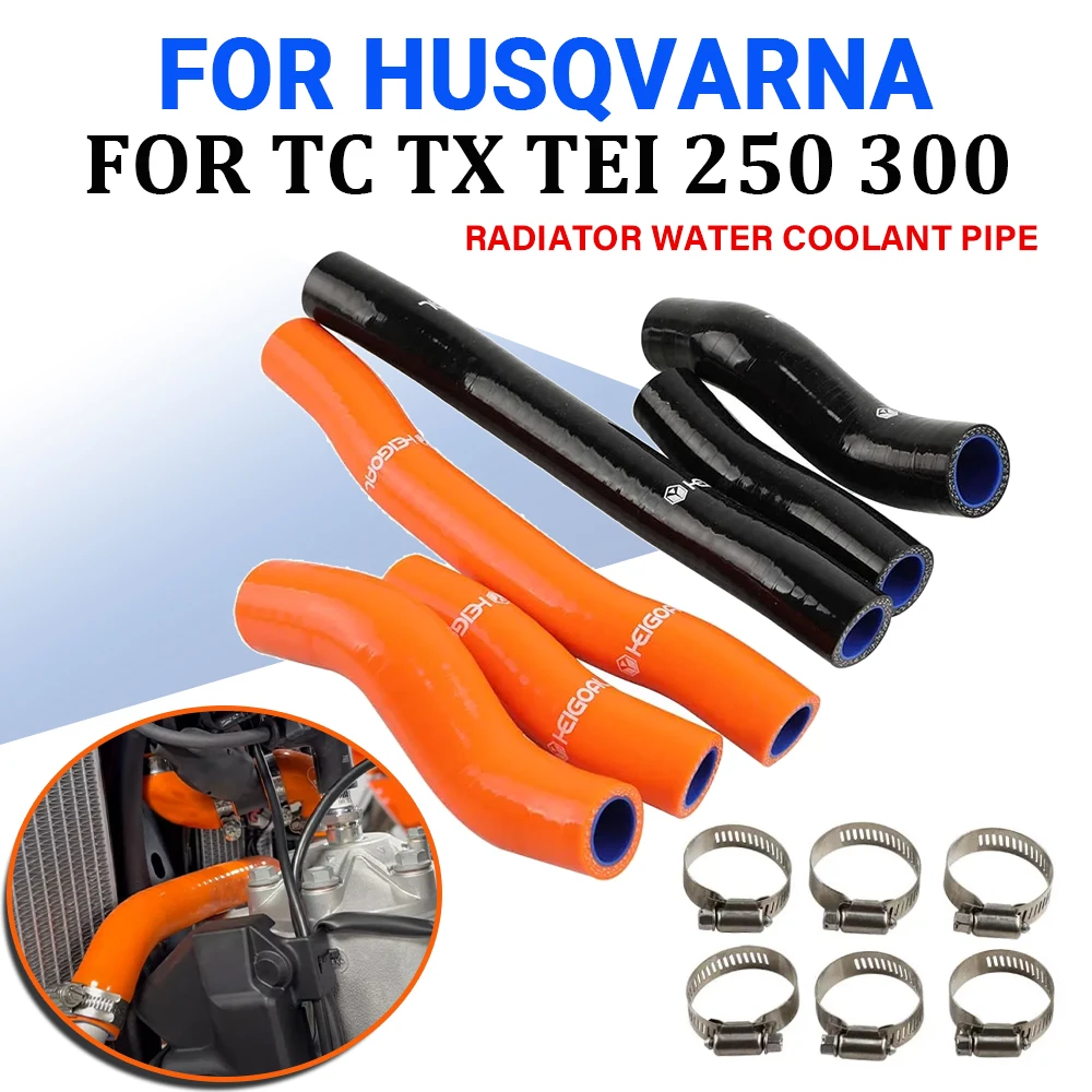 Para ktm husqvarna exc XC-W sx xc 250 300 te i tc tx 2019 2020 2021 2022 acessórios da motocicleta kit mangueira de radiador silicone