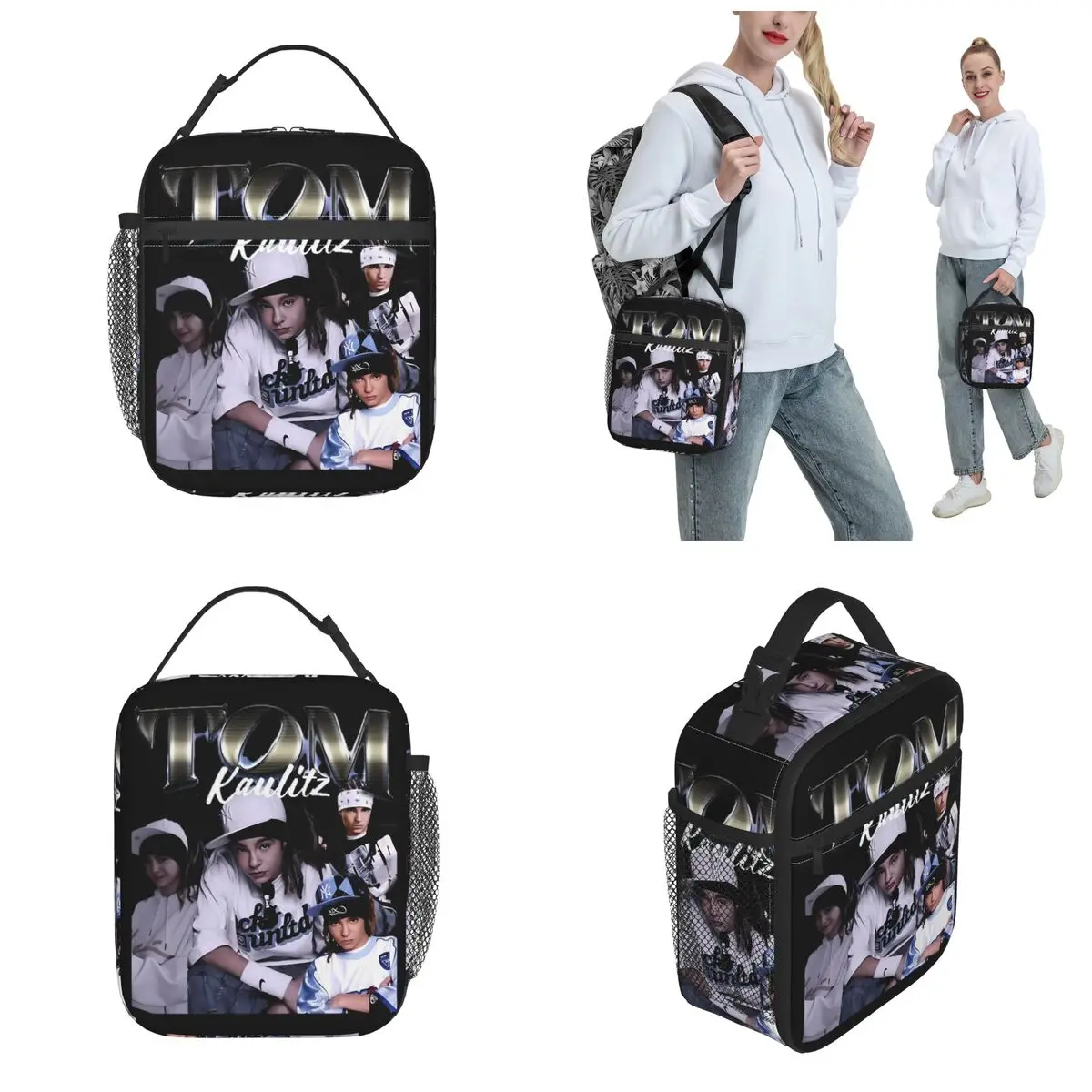 Lunch Box Tokio Hotel Tom Kaulitz Accessories Rock Music Band Food Box Fashion Thermal Cooler Lunch Box For School