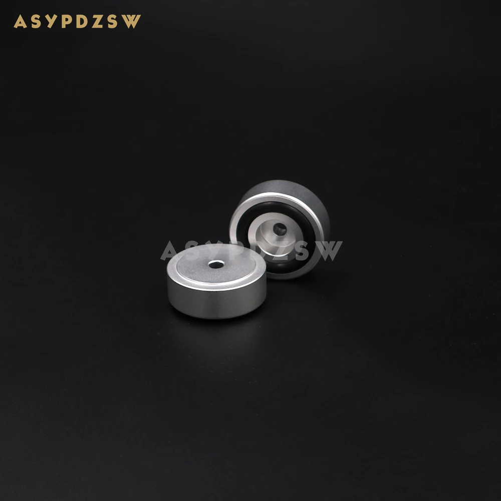 4ชิ้น30*12มมสไตล์ B เครื่องขยายเสียงอลูมิเนียมเต็มรูปแบบลำโพงแผ่นรองกระแทกด้านเงิน/ดำ/ทอง (อุปกรณ์เสริม)