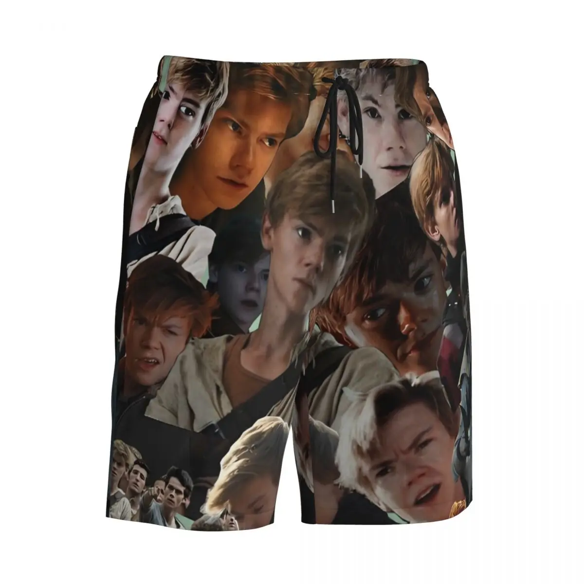 الذكور رياضة السراويل المتاهة عداء Y2K سراويل للسباحة الفيلم الأمريكي سريعة الجافة تصفح عالية الجودة حجم كبير سراويل الشاطئ القصيرة