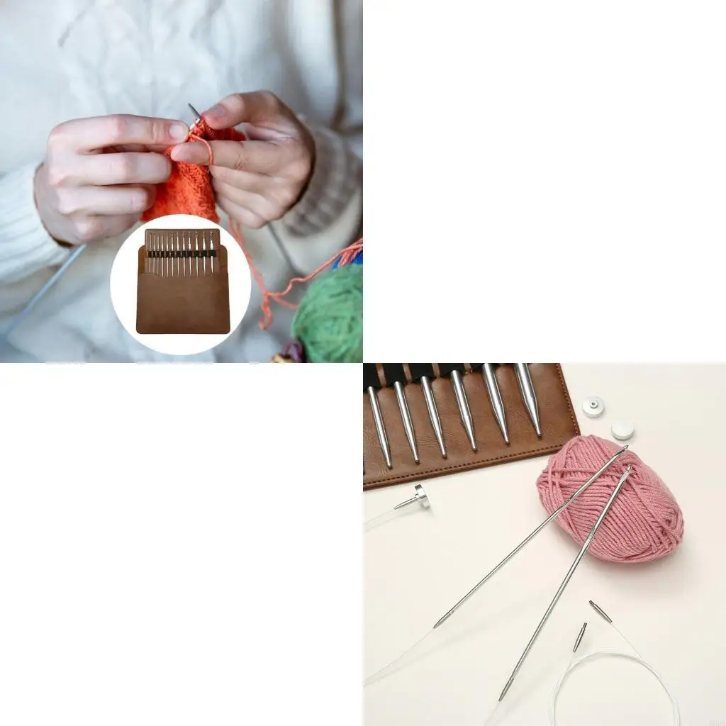 

R66A Tunisian Crochet Hook Set 3mm-10.0mm Interchangeable Circular Knitting Needle