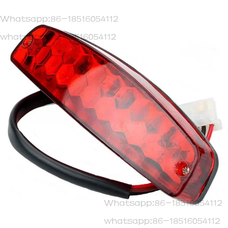 

Beach off-road motorcycle accessories LED 3 line 12V brake light running light 110-125 modified