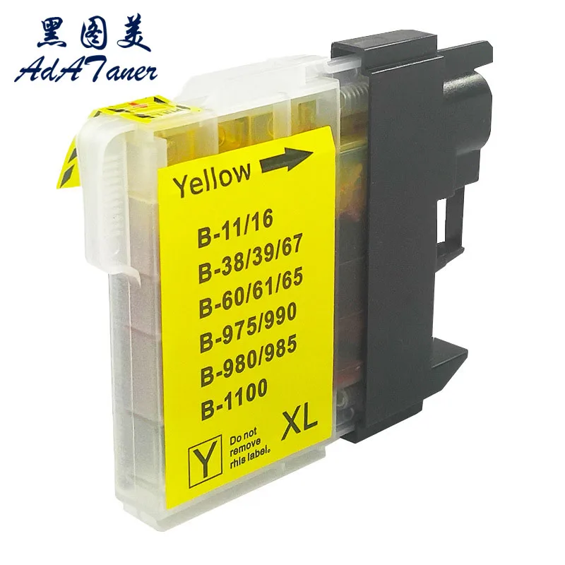 LC11 LC16 LC61 LC60 LC65 LC38 LC 39 LC 61 980 1100 LC-985 InkJet Ink Cartridge For Brother DCP-J140W DCP-145C DCP-165C 185C 195C