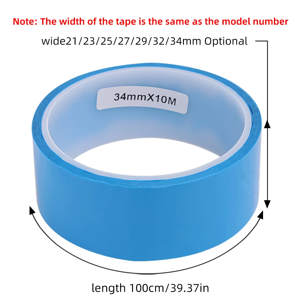 VXM Bicycle Tubeless Rim Tapes MTB Road Bike Rim Tubeless Tire Pad 10 meter For 26 27.5 29 Inch 700c Width 21 23 25 27 29 34mm