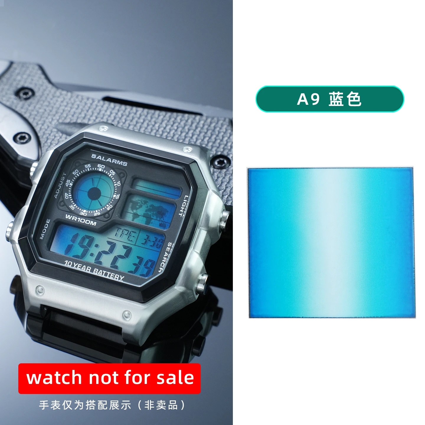 AE1200 Bildschirm-Farbwechsel-Aufkleber für Casio 3299 AE-1200 AE1300 DIY Ins-Style Bildschirmfarbe HD-Folienaufkleber Modifikationszubehör