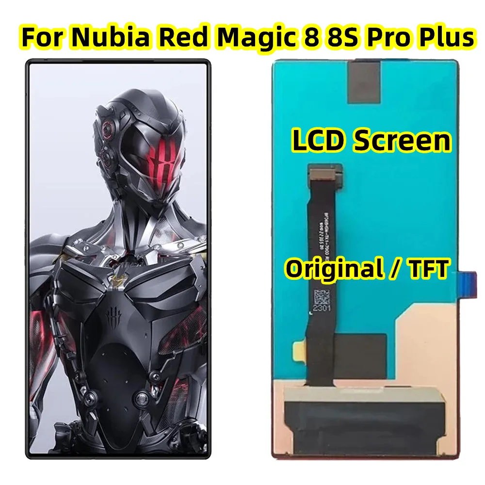 

Display Original / TFT 6.8'' For ZTE Nubia Red Magic 8 Pro 8S Pro+ Plus NX729J LCD Screen Touch Digitizer Assembly Replacement