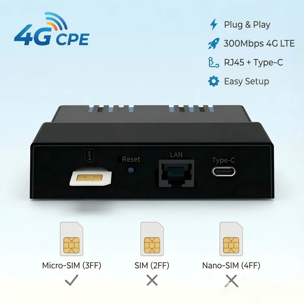 B3/7/8/20 300Mbps 150Mbps Wifi 2.4Ghz Cpe 4G Router Lte Unlock 4G Cat4 Wireless Wifi Modem Indoor 4G Router With Sim Card Slot