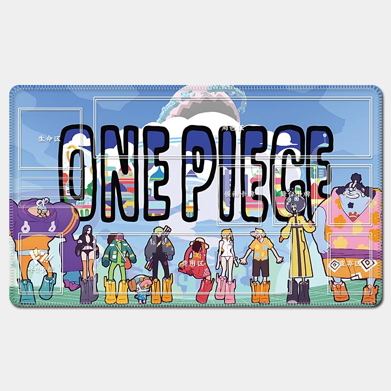 OPCG One Piece Luffy Roronoa Zoro Animation Characters Playmat Single Table Mat Battle Pad Classics Anime Collection Cards Toy