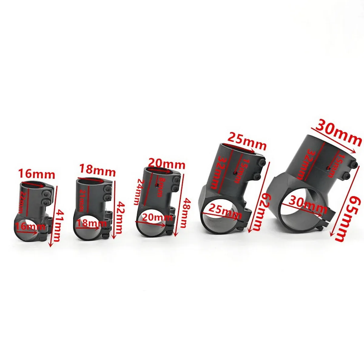 Connecteur de pied de train d'atterrissage à trois voies en alliage d'aluminium, 16 18 20 25 30mm, pour la protection des plantes, Drone UAV, accessoires FPV