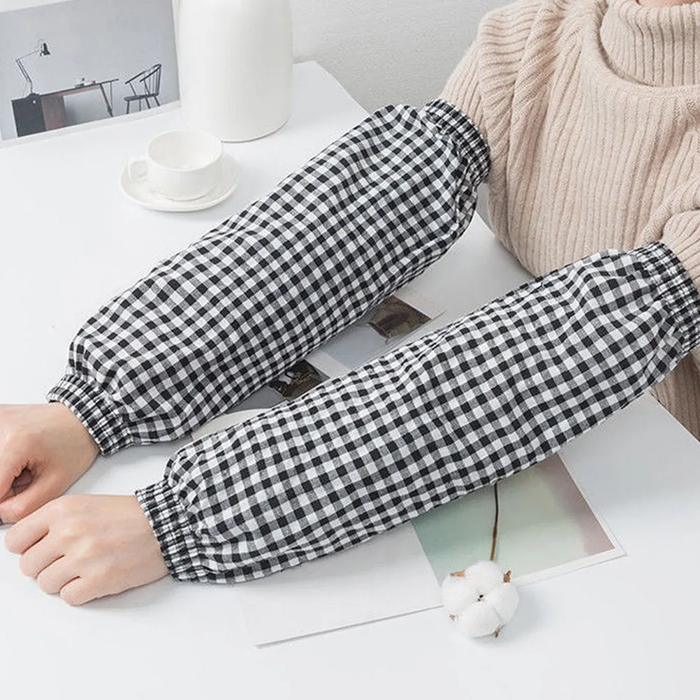 

2Pairs Kitchen Oversleeves Waterproof Stain Resistant Arm Sleeves for Women Office Factory Worker Gardener Cooking Car Washing