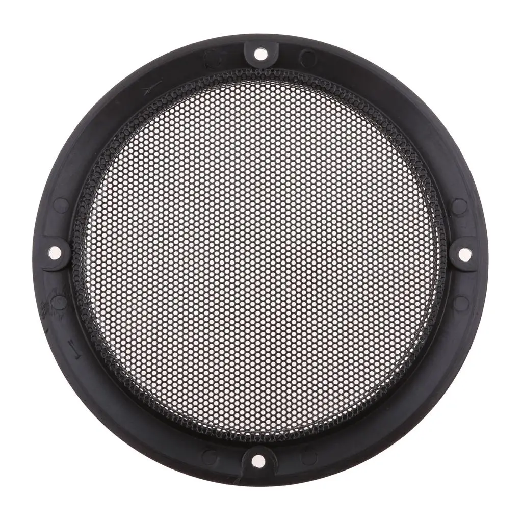 5 Inch Steel Mesh Speaker Cover Decorative Circle for Car DIY Speaker Audio Accessories