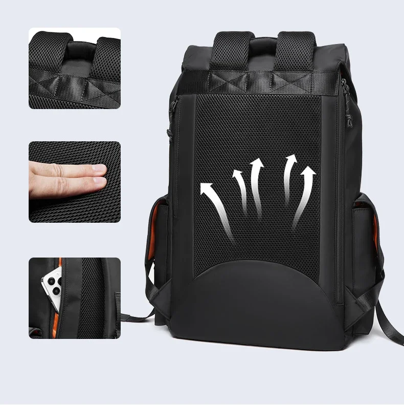 Grande capacidade casual moda mochila leve versão universitária mochila feminina saco de computador resistente à água saco de viagem masculino