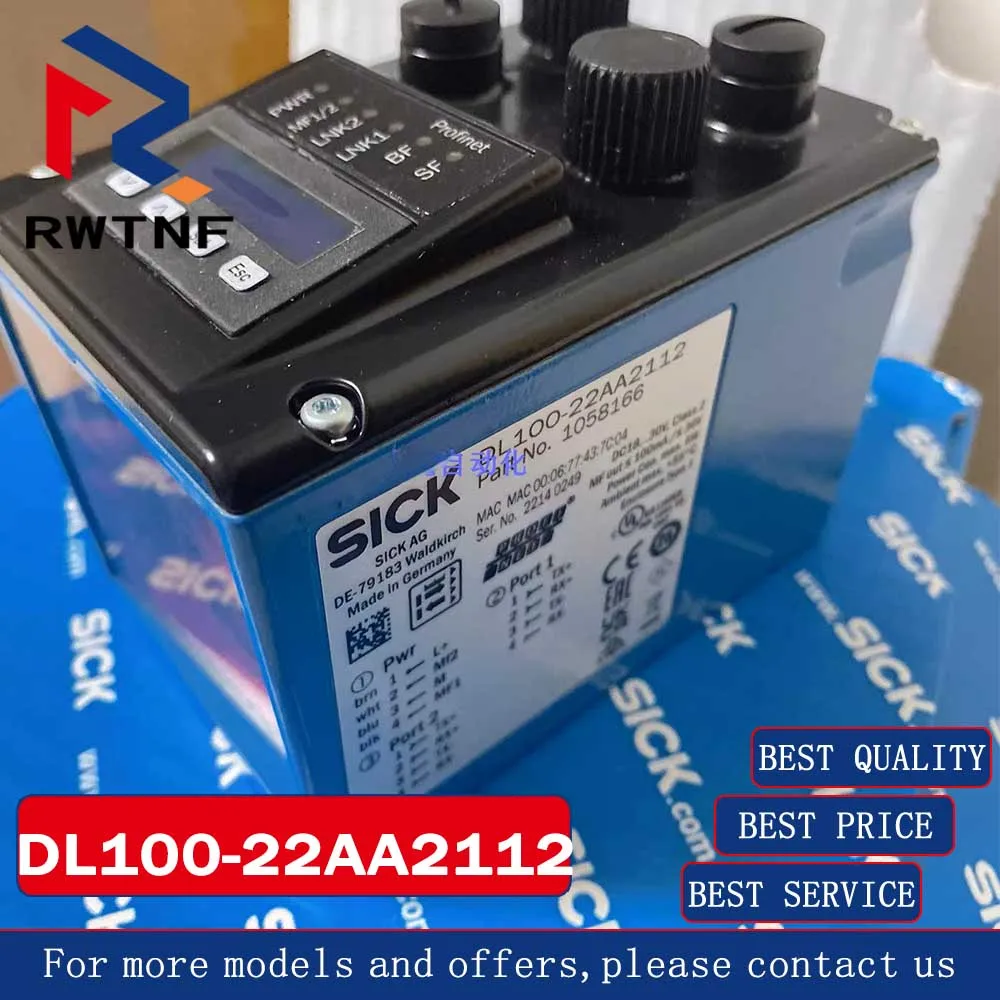 Brand New Genuine DL100-22AA2112 SICK Long-range laser distance sensor PROFINET communication 1058166,100% original