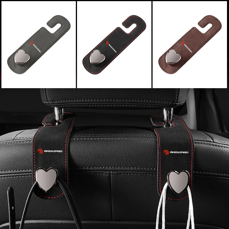 

Car Heart-shaped Seat Hook Universal Bag Hanger Auto Accessories For Mazda 6 3 5 2 CX5 CX7 323 Demio Axela Atenza CX9 MX3 MX5