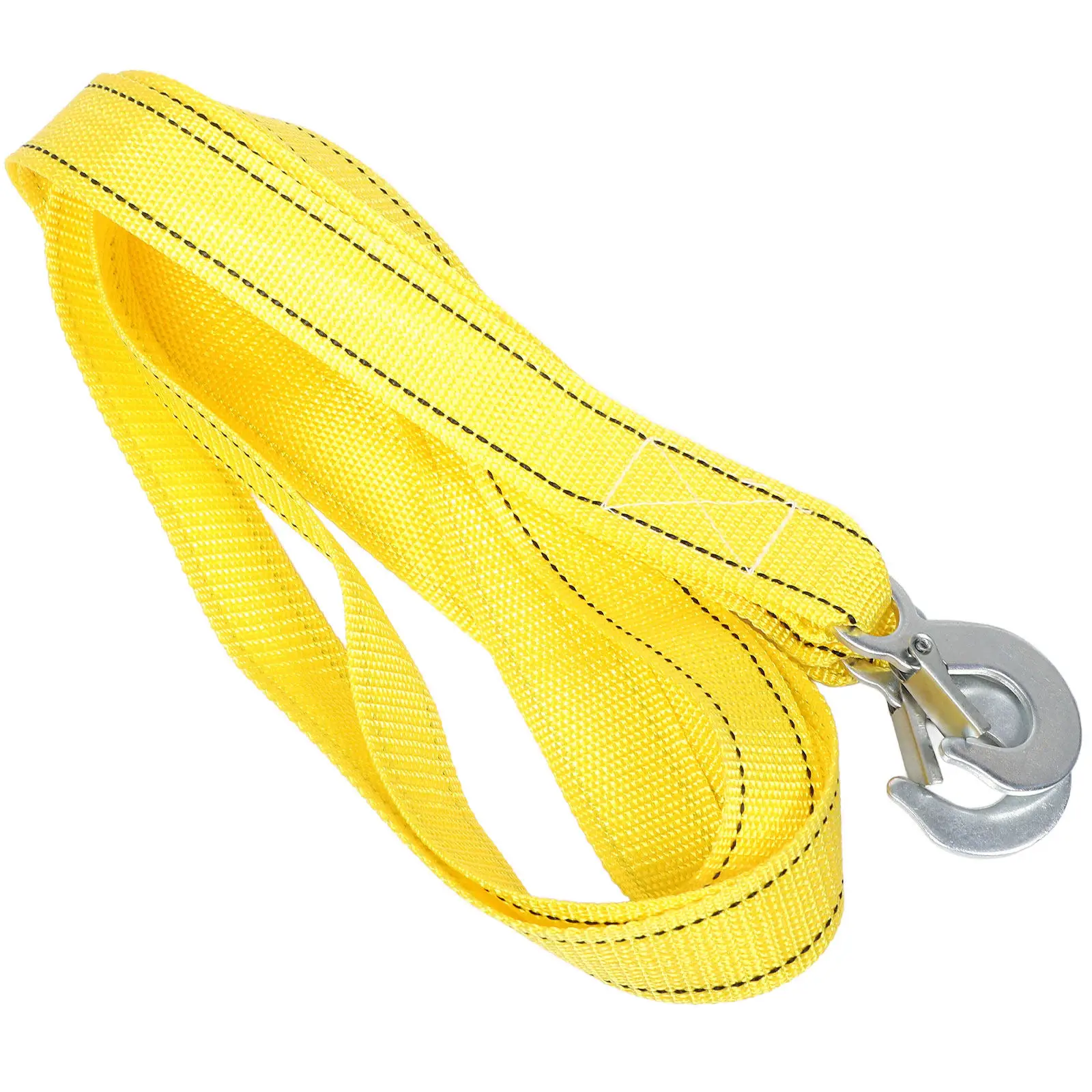 3M Tow Rope Heavy Duty Fluorescent Emergency Motorcycle Bicycle Car Strap Bike Tow Rope Wheel Straps
