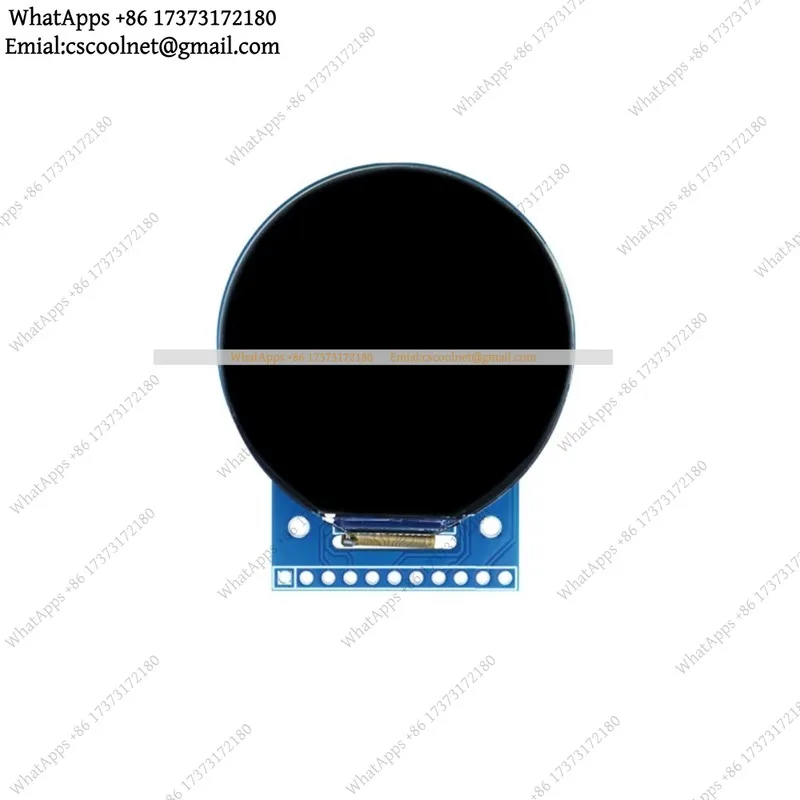 JS01 1.5 Inch TFT LCD Round Color Screen Module IPS 11Pin 360x360 ST77916 QSPI 3V-5V Wide Viewing Angle For DIY Electronics