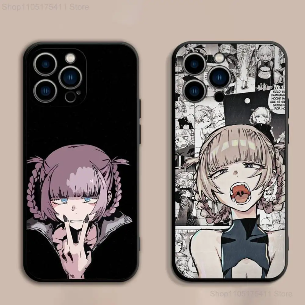 

NanakusaS Call of the Night Phone Case For iPhone 17,16,15,14,13,12,Pro,Max,Plus,E,SE4,Air,Mini Black Soft Cover