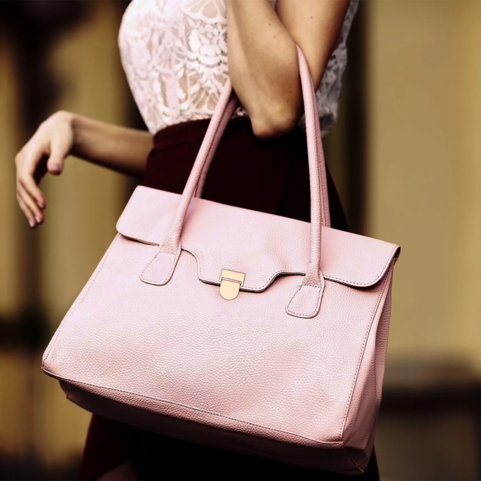 

5Pcs DIY Bag Buckle Locks Premium Metal Craft Locks Handbag Making Supplies Luggage Lock Buckles DIY Handbag Making Buckle