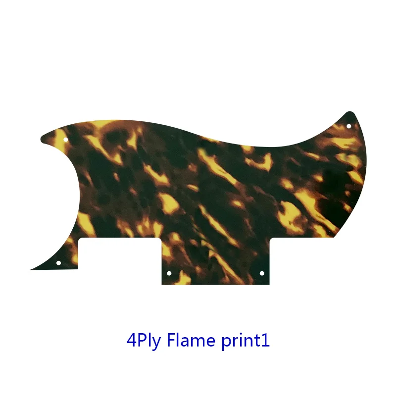 Xinyue Custom Guitar Pickgaurd - For Epiphone Special SG Guitar Pickguard Scratch Plate, Multiple Colour Flame Pattern