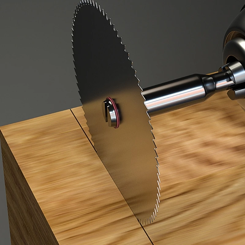 Conjunto serra circular circular miniatura eficiente, corte moagem elétrica aço inoxidável para casa, faça