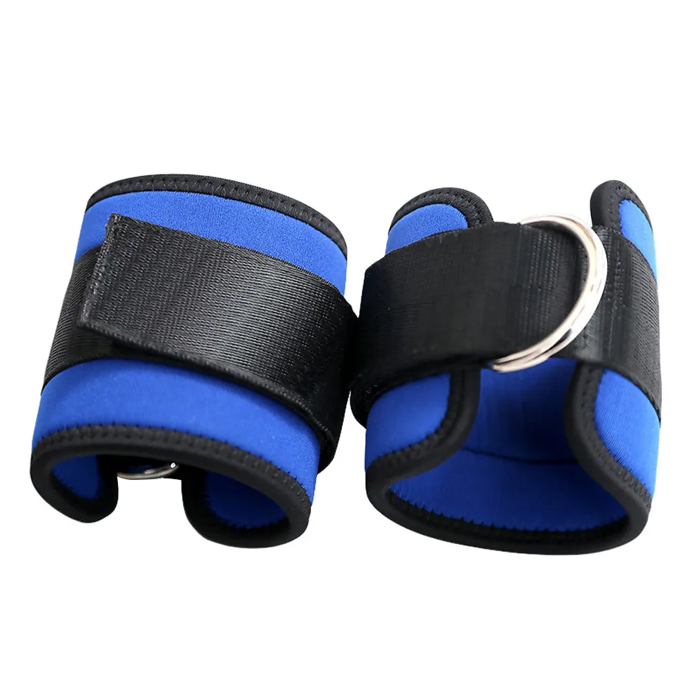 2Pcs Adjustable Ankle Straps for Functional Trainers Cable Machines Glute Hamstring Workout Cotton Padding Waterproof Carry Bag