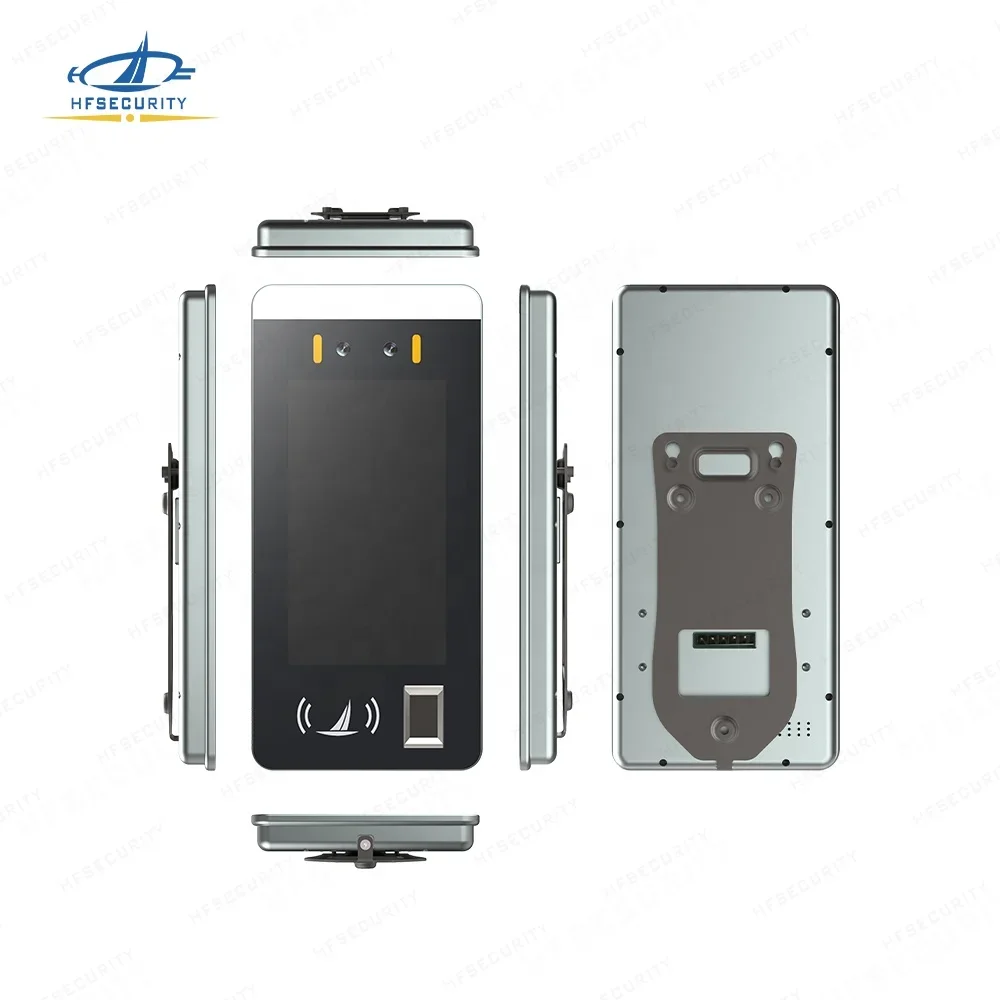 2022 HFSecurity Attendance System Gate AI Biometric Touch Screen Face Recognition OEM Module Access Control