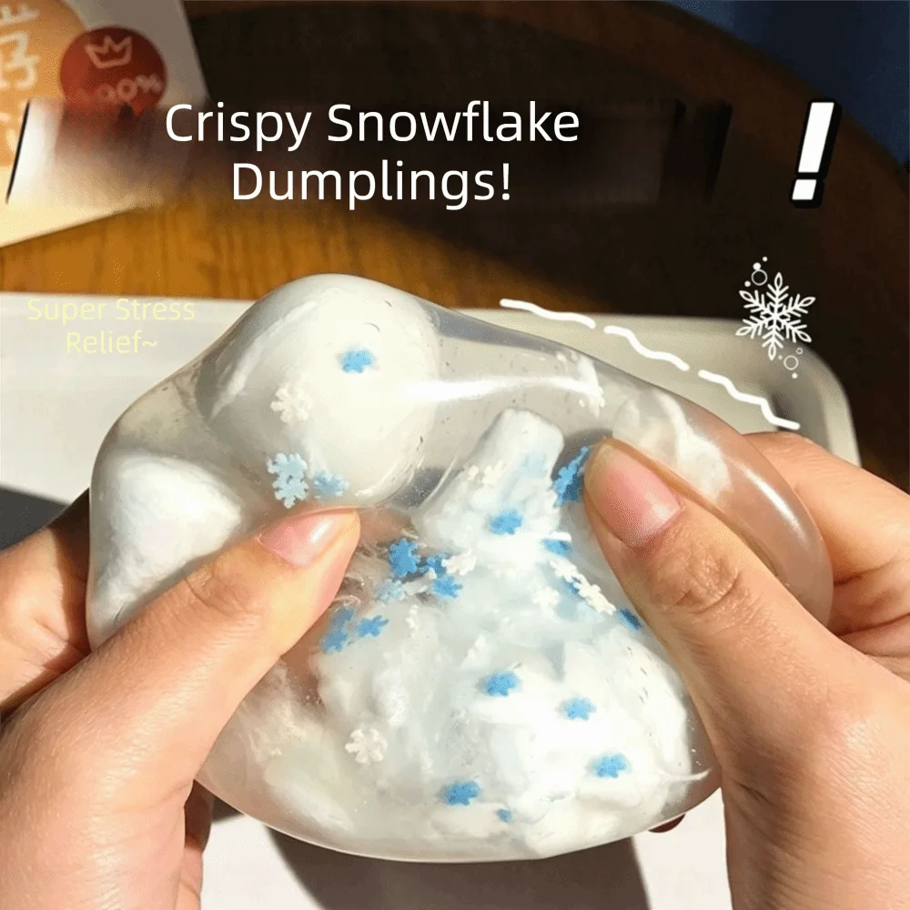 Can Be Crushed Crispy Ball Squishy Three Times Venting Rice Dumpling Squishy Pinch Small Ball Sensory Fidget Children Gifts