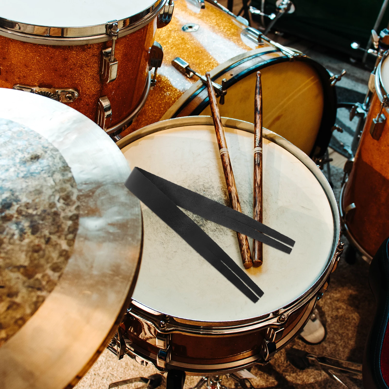 

Cymbal Protective Pad Cowhide Material Durable Non-Damaging For Players Portable Practice Accessory Diy Cymbal Belt