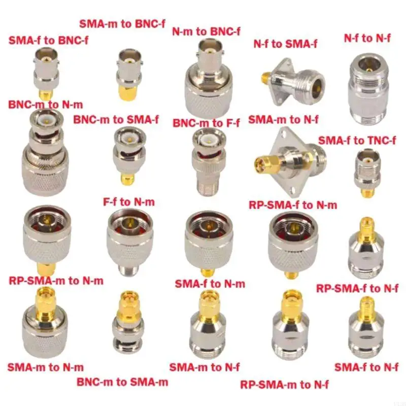 U13b 20pcs Tipo BNC TNC SMA RF Connector Adapter Test Converter