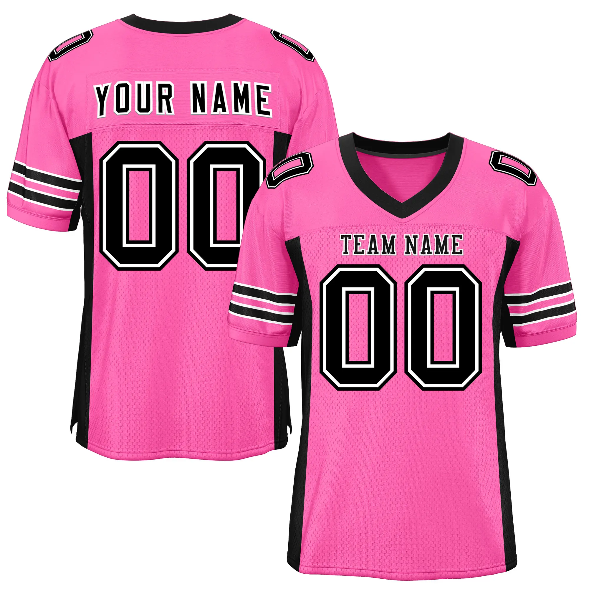 Custom Football Jersey Design Printing Team Name Number Team Training Football Practice Uniform Unisex