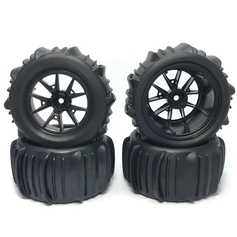 

4Pcs 84mm Snow Sand Tire Tyre Wheel for 144001 144010 144002 124016 124017 124018 124019 RC Car Upgrades Parts A