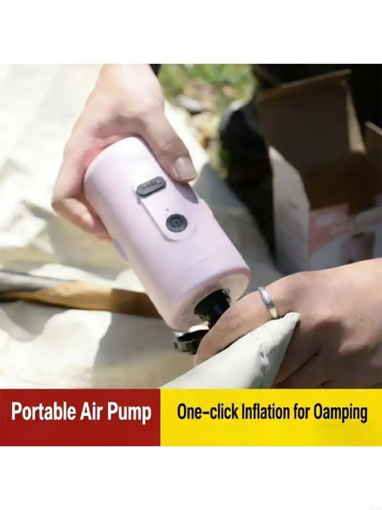 Lightweight Electric Inflator with 5 Nozzles for Pool Beach Accessories R6FB