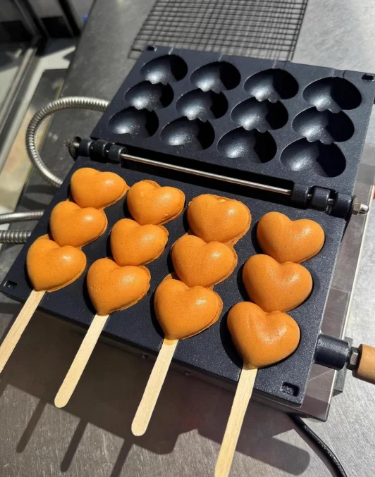 

Yu Ai string machine commercial stall equipment, electric scones machine heart-shaped egg machine