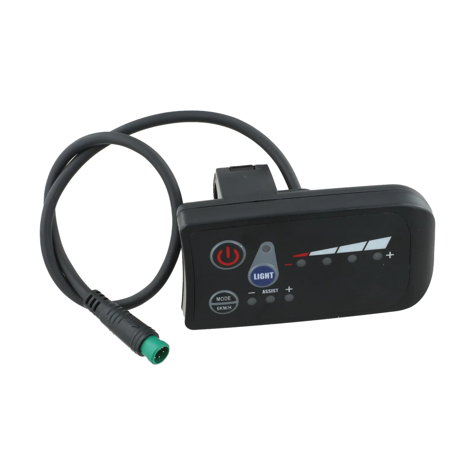 24V-48V E-bike LED Power Meter ABS Speed Control Instrument With Waterproof Connector Electric Bike Display Replace Accessories