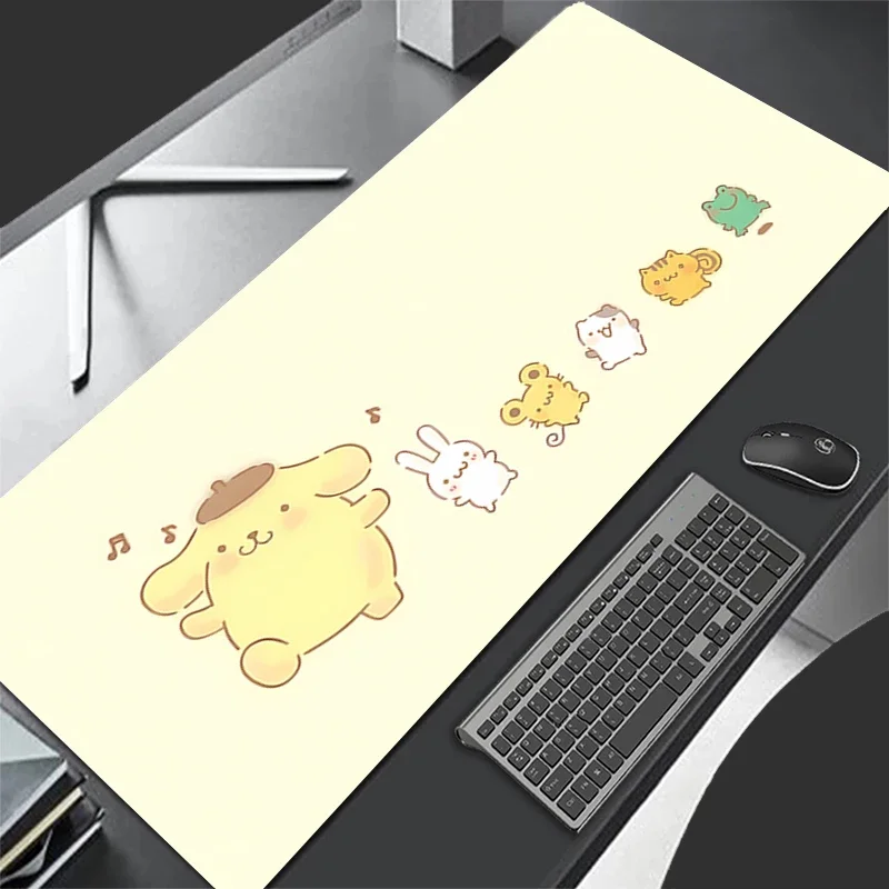 

Kids Cute Leather Mouse Pad Gaming Accessories Games Girls Pompompurin Computer Desk Mat Laptop Keyboard Pad Mousepad