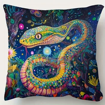 Funny French Quote Sausage Cushion Cover 2D Flat Printed Peach Skin Food Throw Pillowcase For Sofa Living Room Christmas
