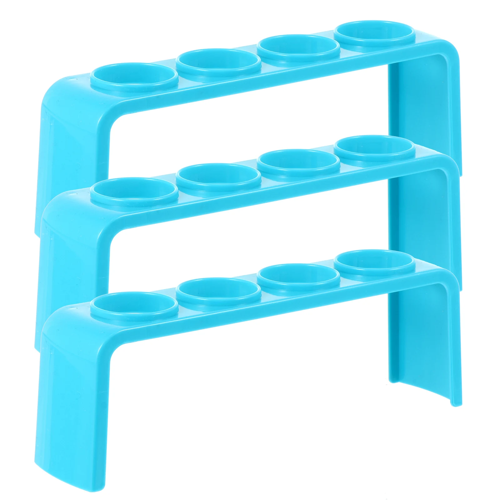 

3 PCS Test Tubes Rack Lab Holder Racks for Display Stands Container Plastic Organizer Toddler