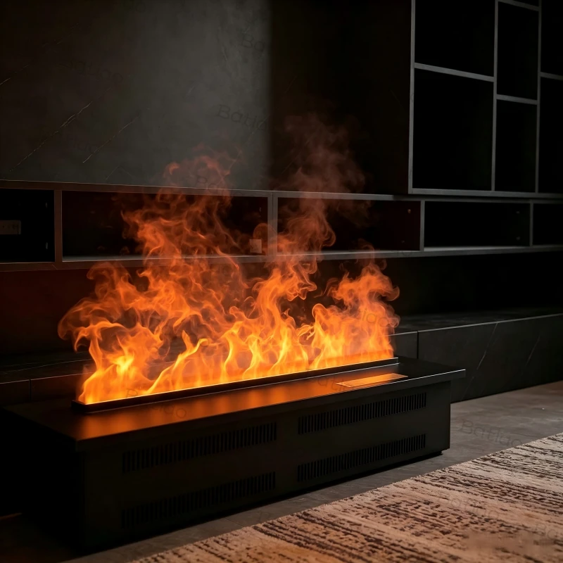 Spa Relaxation Electric Fireplace Effect Fireplace Mist Technology Chimney 3D Water Vapor Therapeutic Mist Steam Fireplace