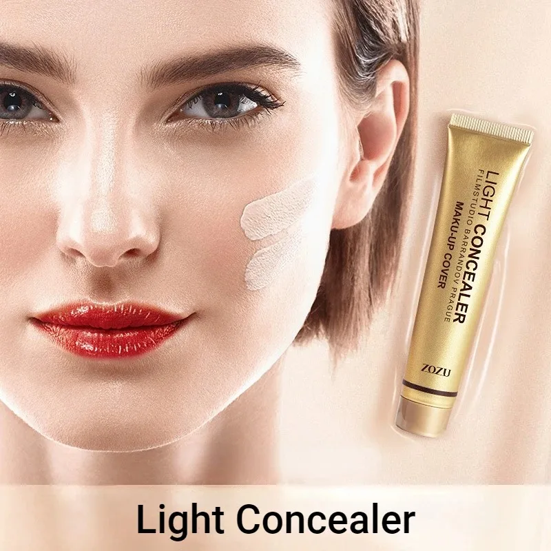 Full Skin Concealer Foundation Cream Face Professional Blemish Cover Dark Spot Tattoo Contour Makeup Liquid Concealer Cosmetic