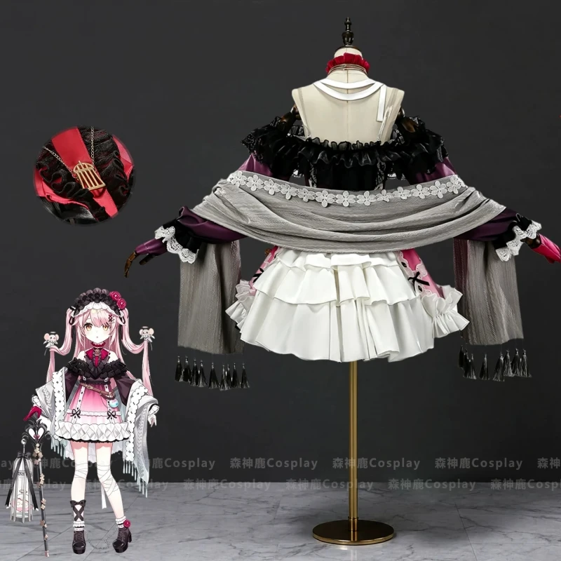 VTuber Ace Taffy Cosplay Costume Virtual idol Anime Women Fashion Dress Halloween Comic-con Party Suit Play Role Clothing