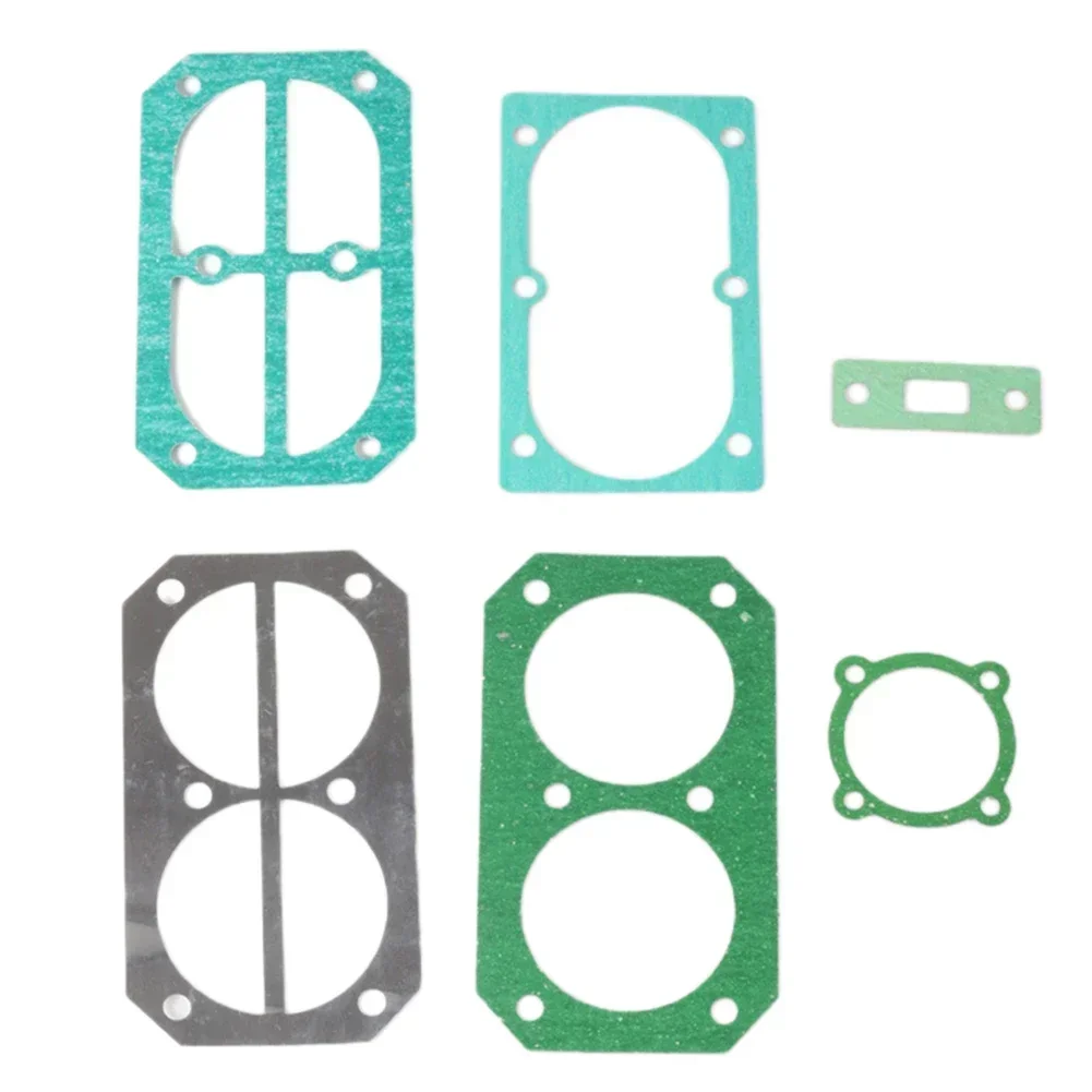 6 unids/set compresor de aire culata Base válvula placa juntas arandelas almohadilla para compresor de aire tipo 2070 piezas neumáticas