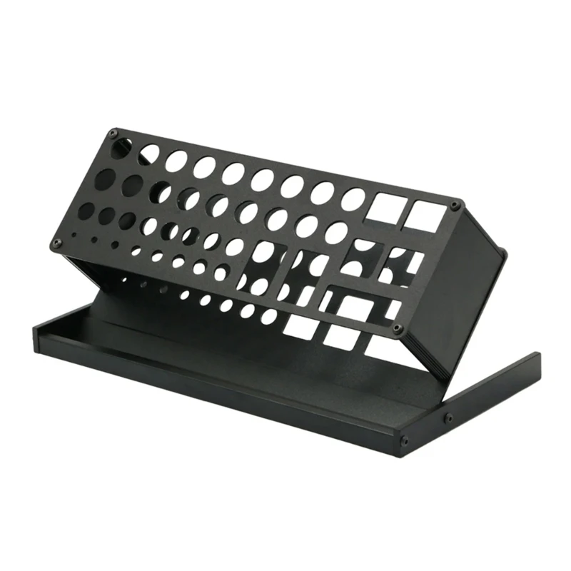 E15A AntiCorrosion Aluminum Screwdriver Rack Desktop Tool Storage Stand For Precise Instruments Workshop Organization