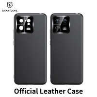 SmartDevil Leather Phone Case for Xiaomi Mi 13 with Camera Protection Lens Back Cover Airbag