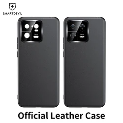 SmartDevil Leather Phone Case for Xiaomi Mi 13 with Camera Protection Lens Back Cover Airbag