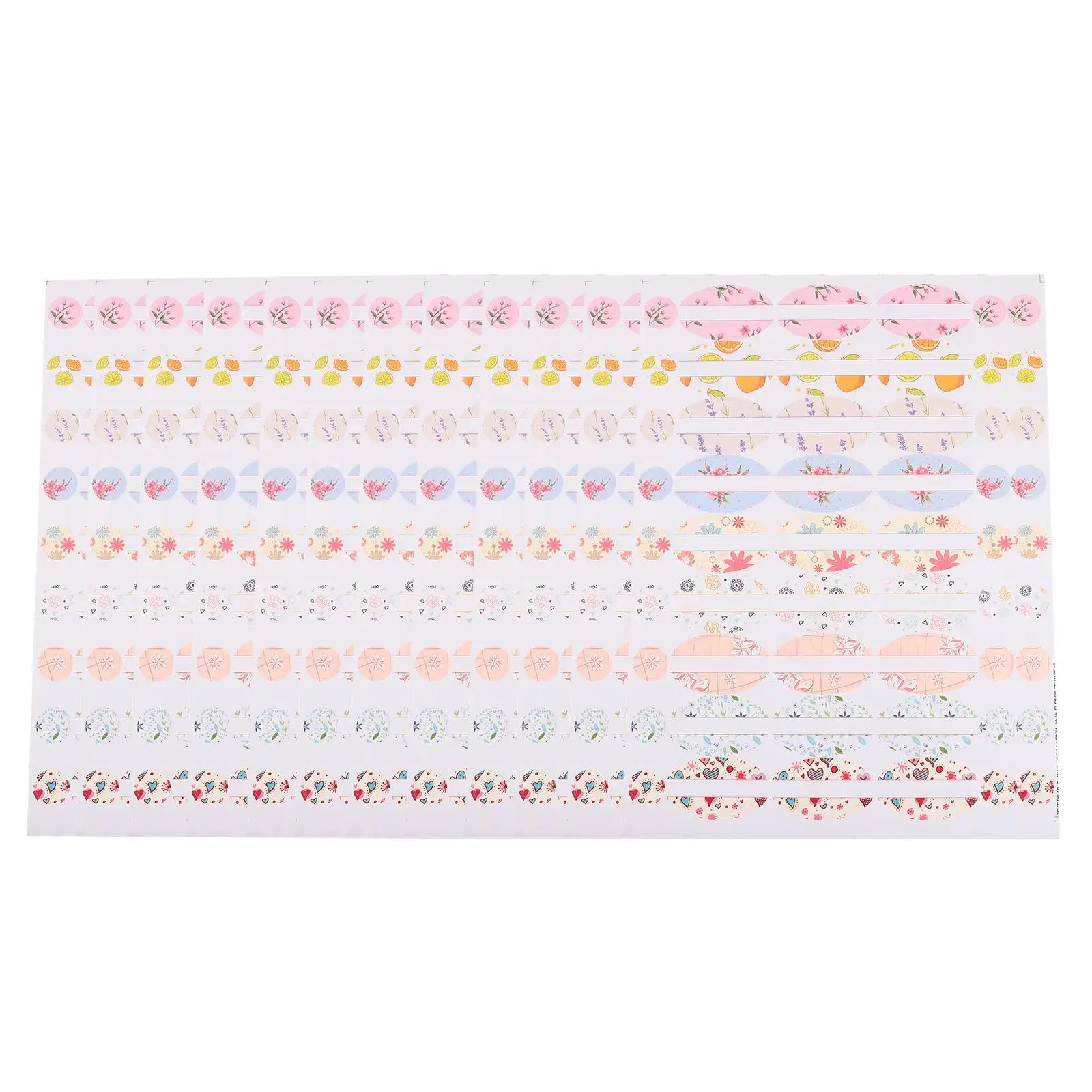 

12 Sheets Essential Oil Bottle Stickers Adhesive Labels Perfume Bottles PVC Waterproof Aromatherapy Food Jar Storage Container